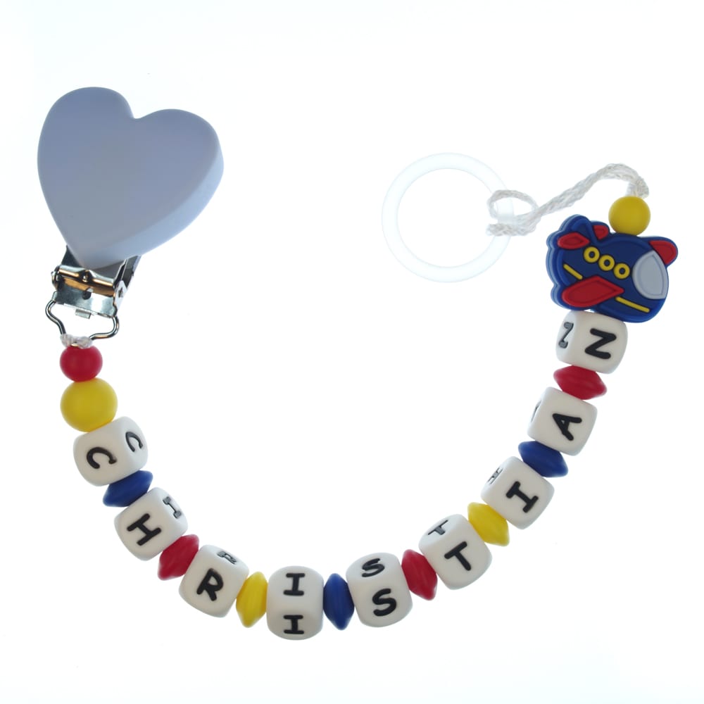 Catenella portaciuccio personalizzata — esempio reale (Christian)