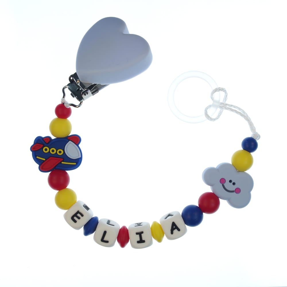 Catenella portaciuccio personalizzata — esempio reale (Elia)