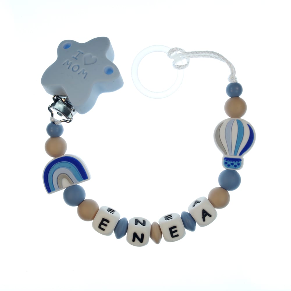 Catenella portaciuccio personalizzata — esempio reale (Enea)