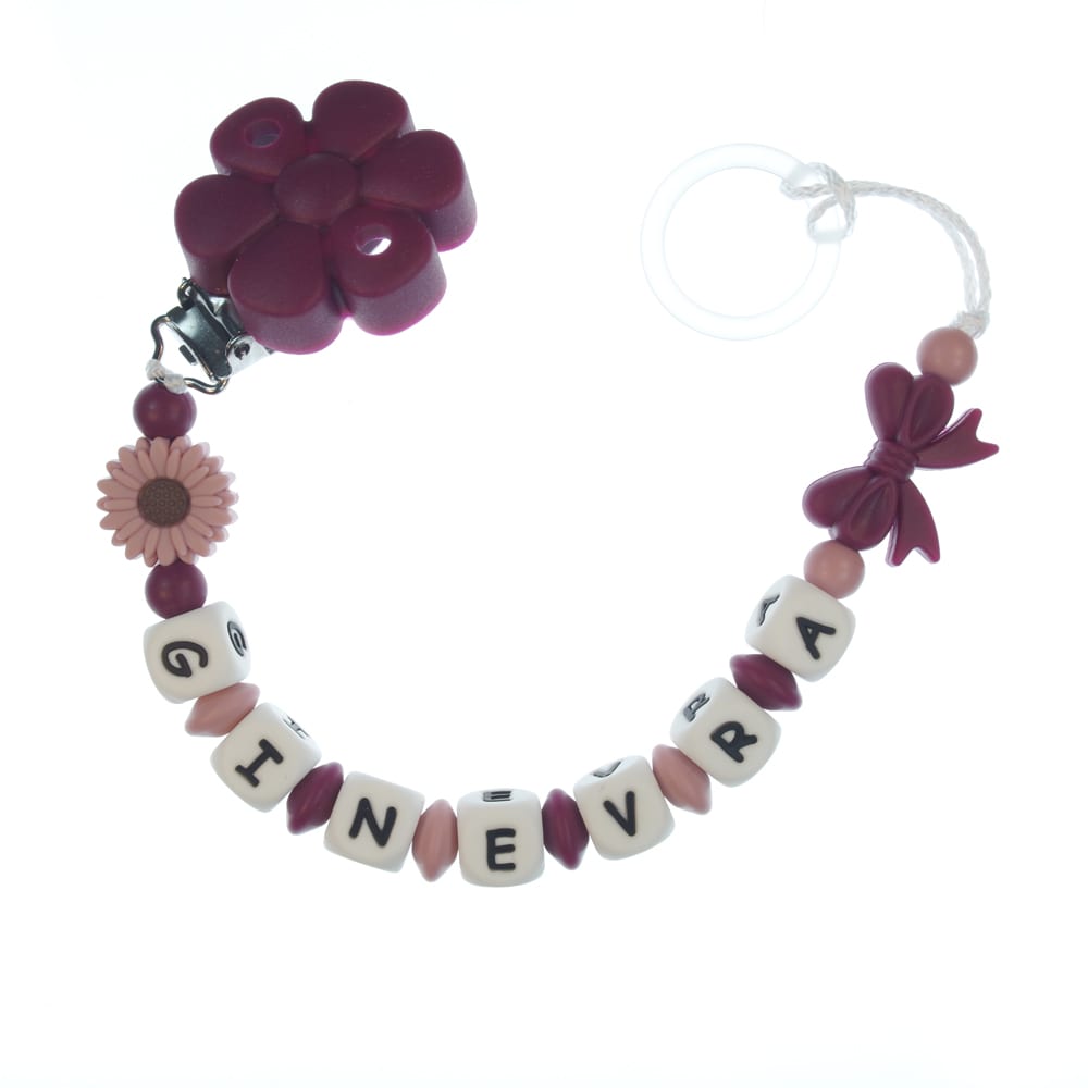 Catenella portaciuccio personalizzata — esempio reale (Ginevra)