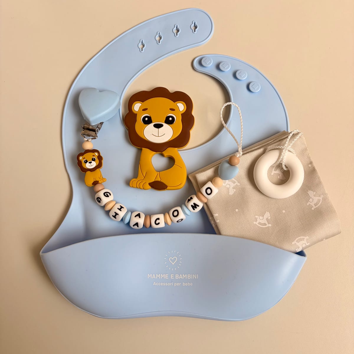 Set nascita personalizzato — esempio reale (Giacomo)
