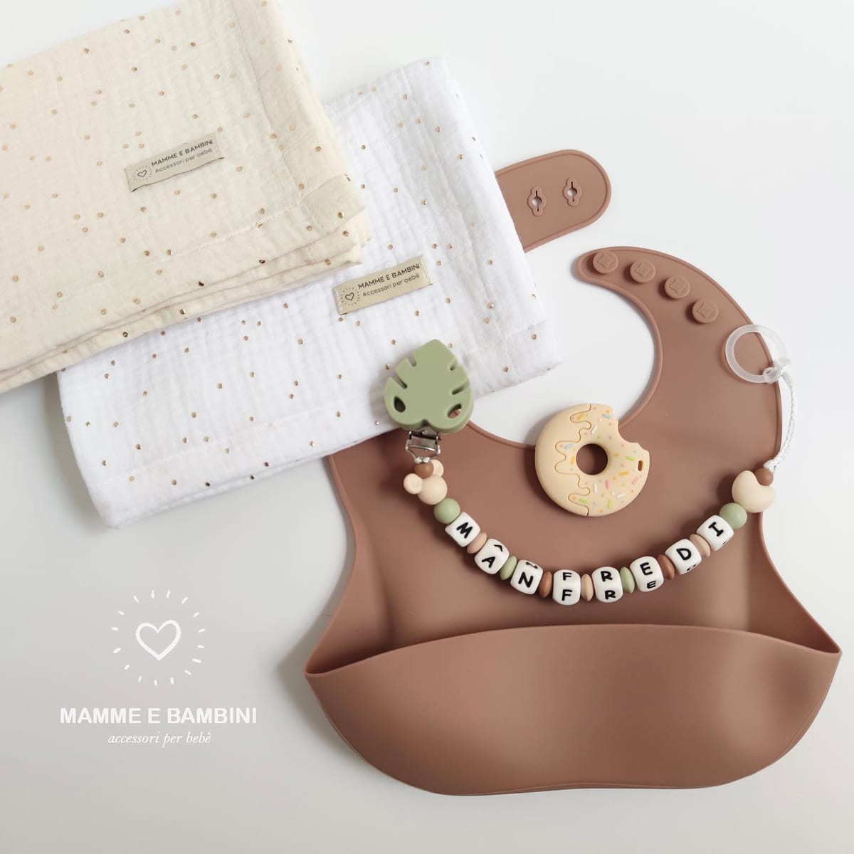 Set nascita personalizzato — esempio reale (Manfredi)