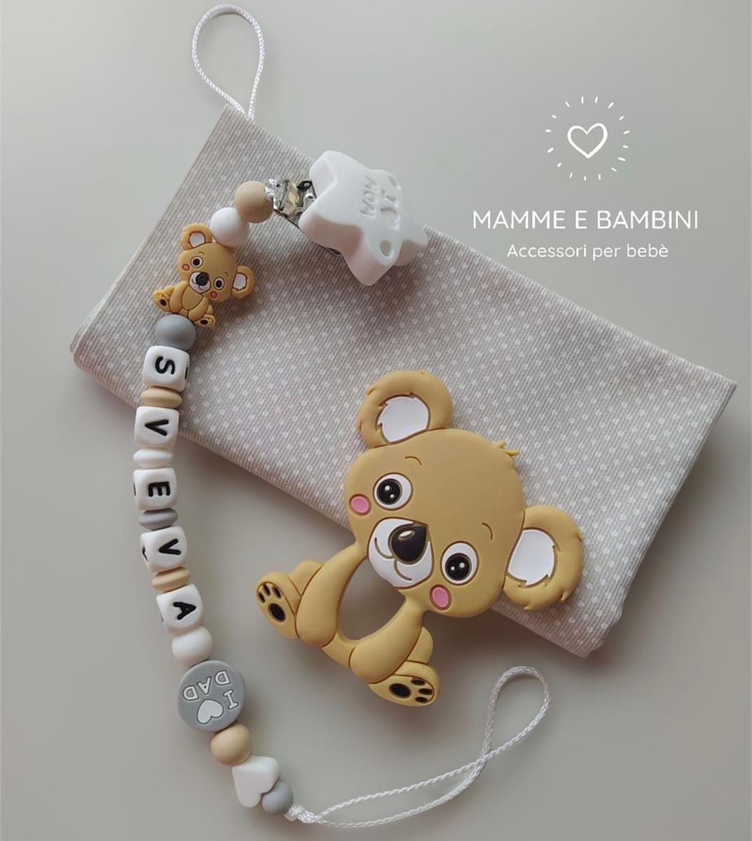 Set nascita personalizzato — esempio reale (Sveva)