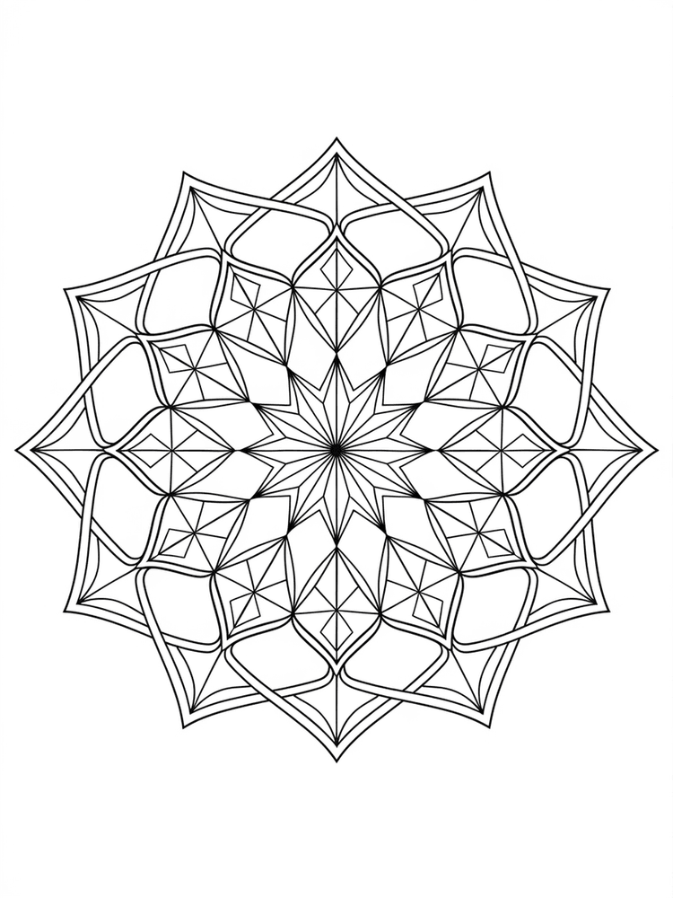 Mandala stellato