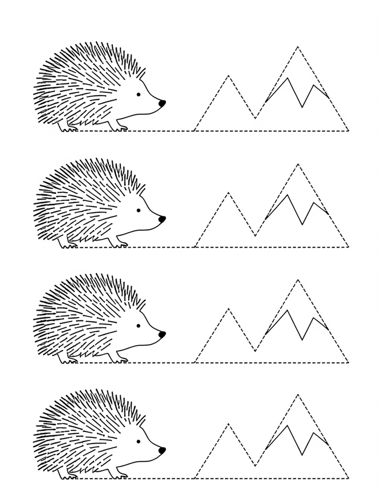 Zig-zag: la montagna del riccio