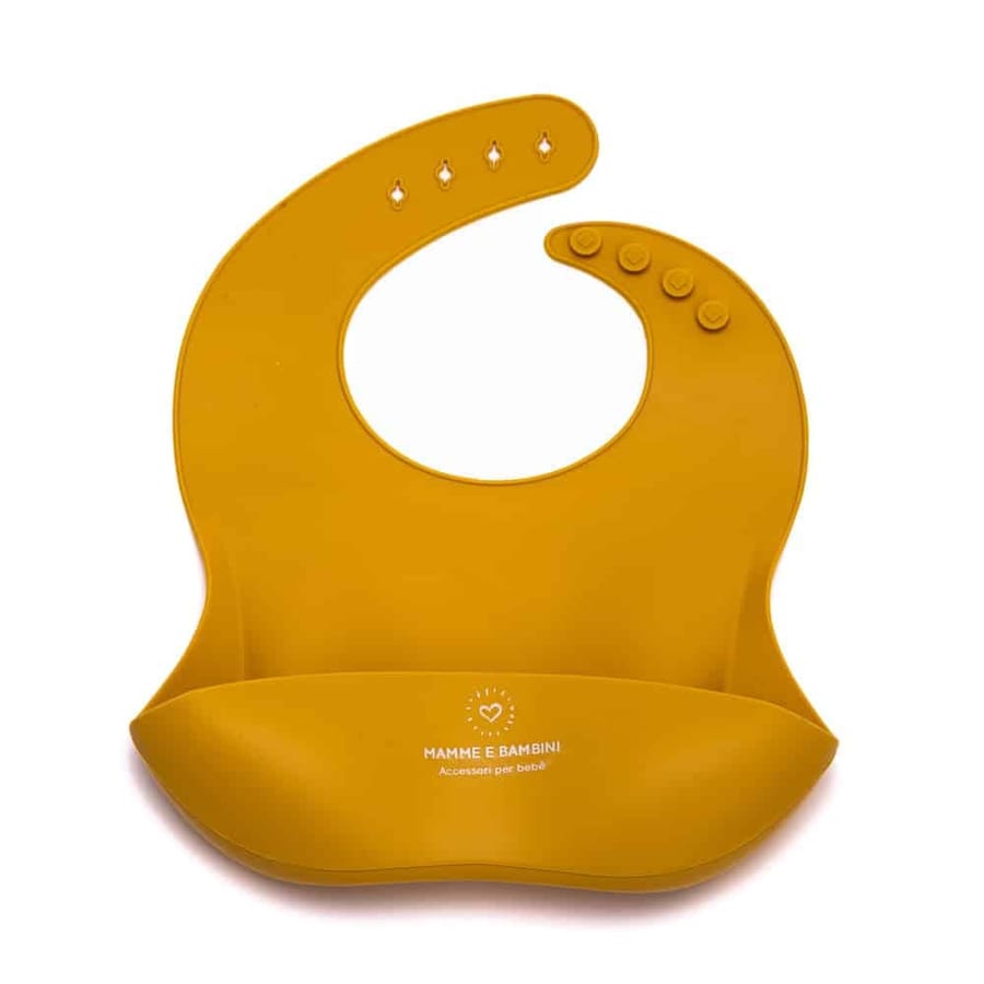 Bavaglino in silicone — senape